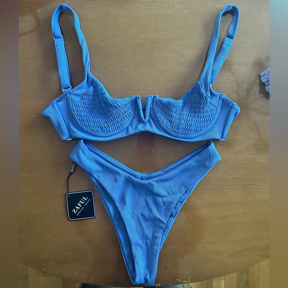 ZAFUL Blue Bikini Set